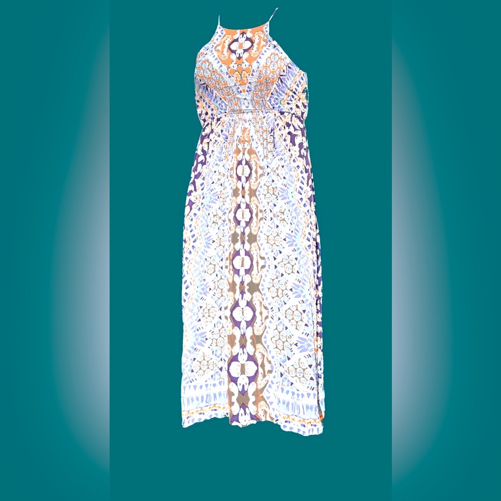 Charlotte Russe maxi dress size L fits like XL